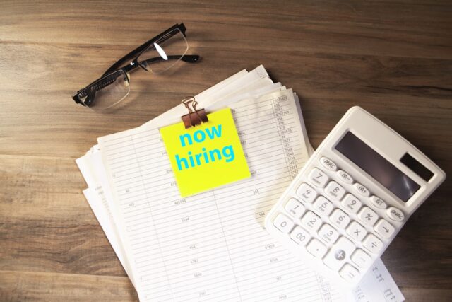 Photo accepting a job offer